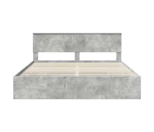 Voodi Raam Sahtliga Peaga Betoonhall 180 X 200 Cm Inseneripuit