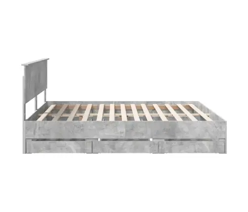 Voodi Raam Sahtliga Peaga Betoonhall 180 X 200 Cm Inseneripuit