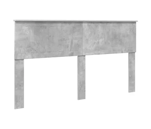 Gultas Rāmis Betona Pelēks 160 X 200 Cm Inženieru Koks Vidaxl