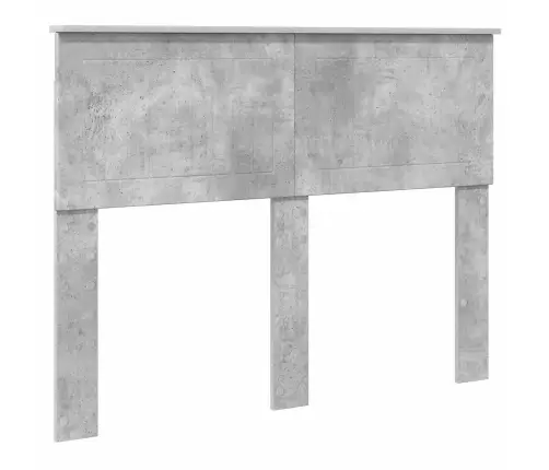 Gultas Rāmis Betona Pelēks 120 X 200 Cm Inženieru Koks Vidaxl