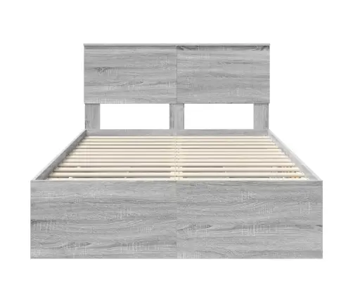 Voodi Raam Sahtliga Peaga Hall Sonoma 120 X 200 Cm Inseneripuit