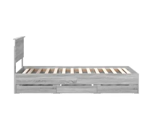 Voodi Raam Sahtliga Peaga Hall Sonoma 90 X 190 Cm Inseneripuit