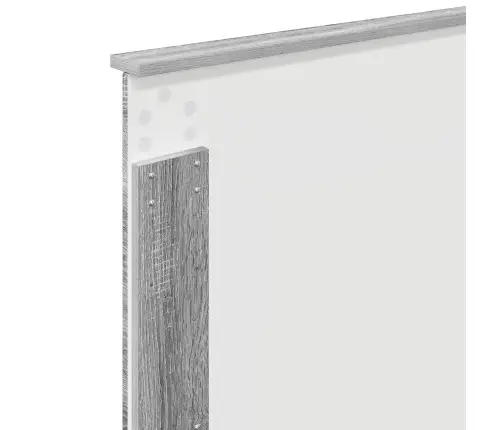 Gultas Rāmis Pelēks Sonoma 90 X 200 Cm Inženieru Koks Vidaxl