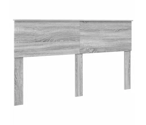 Gultas Rāmis Pelēks Sonoma 160 X 200 Cm Inženierijas Koks Vidaxl