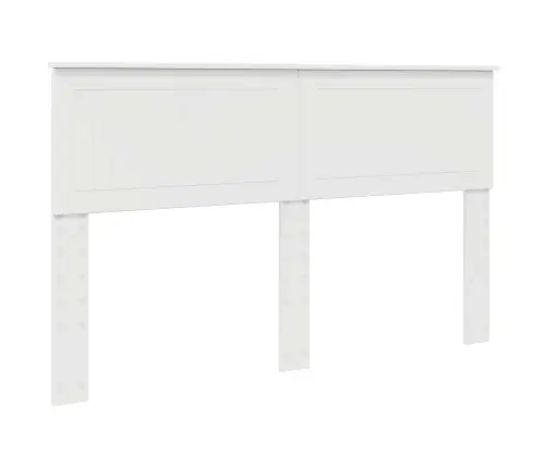 Voodi Raam Sahtliga Peaga Valge 150 X 200 Cm Tehispuit