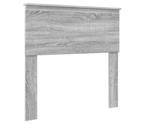 Gultas Rāmis Pelēks Sonoma 90 X 190 Cm Inženierijas Koks Vidaxl