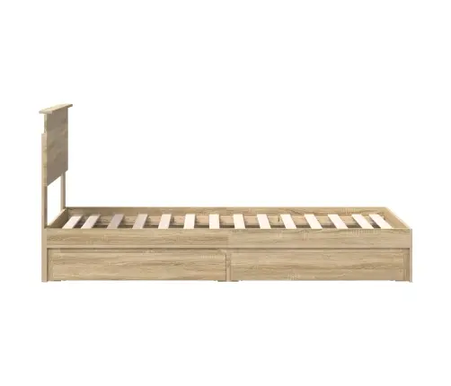 Saugos Lova Sonoma Ąžuolas 75 X 190 Cm Apdirbta Mediena