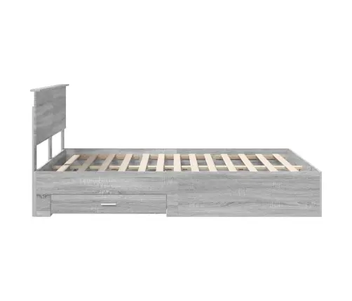 Lovos Rėmas Pilkas Sonoma 140 X 190 Cm Apdirbta Mediena