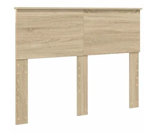 Gultas Rāmis Sonoma Ozols 135 X 190 Cm Inženierijas Koks Vidaxl