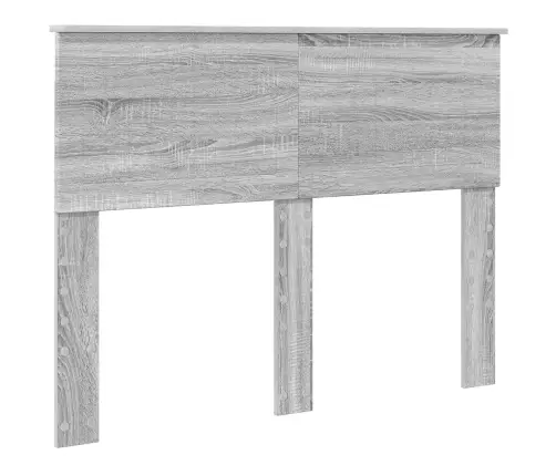 Gultas Rāmis Pelēks Sonoma 135 X 190 Cm Inženierijas Koks Vidaxl