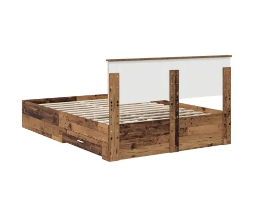 Lovos Rėmas Senas Medis 135 X 190 Cm Apdirbta Mediena