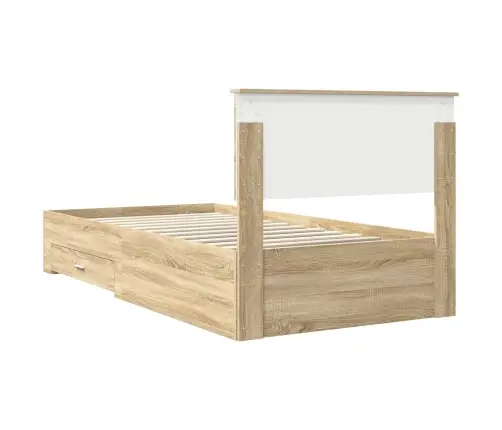 Lovos Rėmas Sonoma Ąžuolas 100 X 200 Cm Apdirbta Mediena