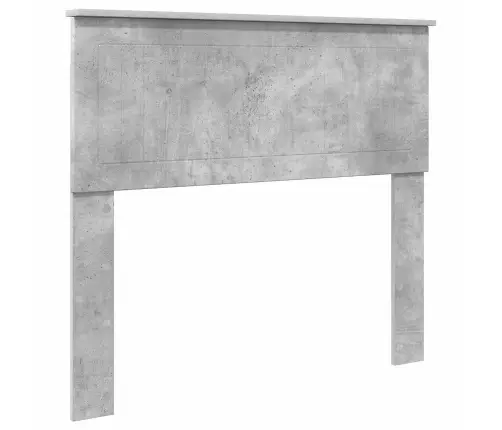 Gultas Rāmis Betona Pelēks 100 X 200 Cm Inženierijas Koks Vidaxl