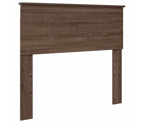 Gultas Rāmis Ar Atvilktni Brūnais Ozols Un Sudrabs 100 X 200 Cm Vidaxl