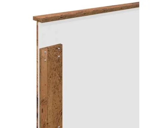 Gultas Rāmis Vecs Koks 90 X 200 Cm Inženierijas Koks Vidaxl