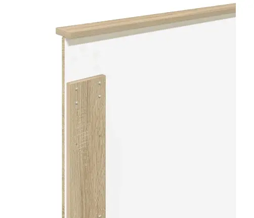 Lovos Rėmas Su Galvūgalio Sonamos Ąžuolo Ir Sidabro 75 X 190 Cm