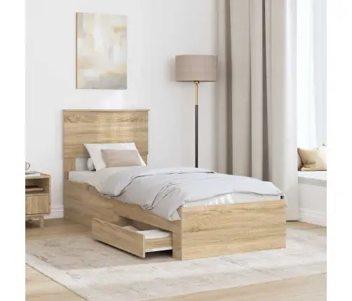 Lovos Rėmas Su Galvūgalio Sonamos Ąžuolo Ir Sidabro 75 X 190 Cm