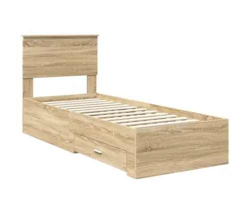 Lovos Rėmas Su Galvūgalio Sonamos Ąžuolo Ir Sidabro 75 X 190 Cm