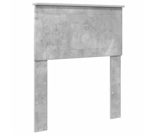 Gultas Rāmis Ar Atvilktni Betona Pelēks Un Sudrabs 75 X 190 Cm Vidaxl