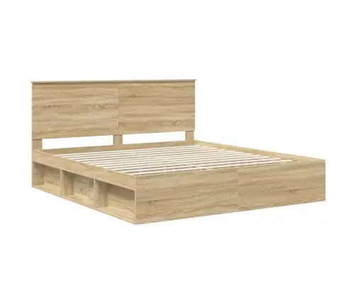 Gultas Rāmis Sonoma 180 X 200 Cm Ciets Priedes Koks Vidaxl