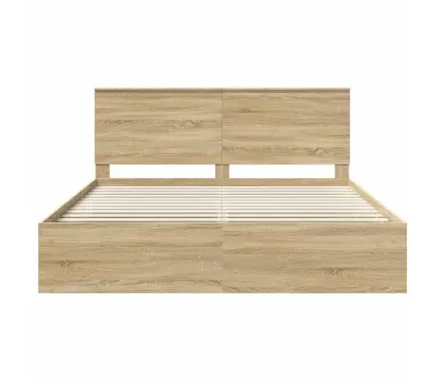 Gultas Rāmis Sonoma 180 X 200 Cm Ciets Priedes Koks Vidaxl