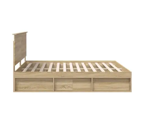 Gultas Rāmis Sonoma 180 X 200 Cm Ciets Priedes Koks Vidaxl