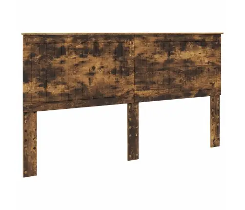 Gultas Rāmis Dūmaka Ozols 180 X 200 Cm Ciets Priedes Koks Vidaxl