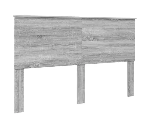 Gultas Rāmis Pelēks Sonoma 160 X 200 Cm Ciets Priedes Koks Vidaxl