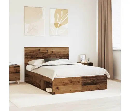 Lovos Rėmas Senas Medis 135 X 190 Cm Kietos Pušies Mediena