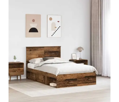 Lovos Rėmas Senas Medis 120 X 200 Cm Kietos Pušies Mediena