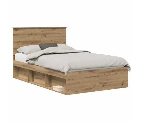 Voodi Raam Peaga Artisani Tamme 120 X 190 Cm Tahke Mänd