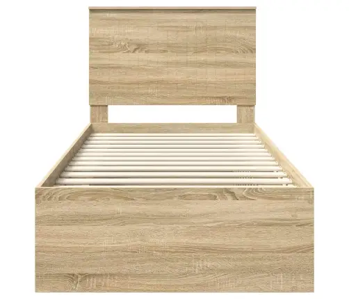 Lovos Rėmas Sonoma Ąžuolas 90 X 190 Cm Kietos Pušies Mediena