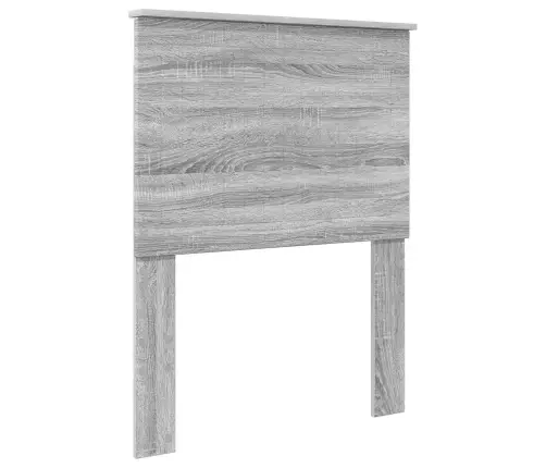 Lovos Rėmas Pilkas Sonoma 75 X 190 Cm Kietos Pušies Mediena