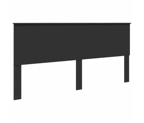 Voodi Raam Sahtliga Peaga Must 200 X 200 Cm Inseneripuit