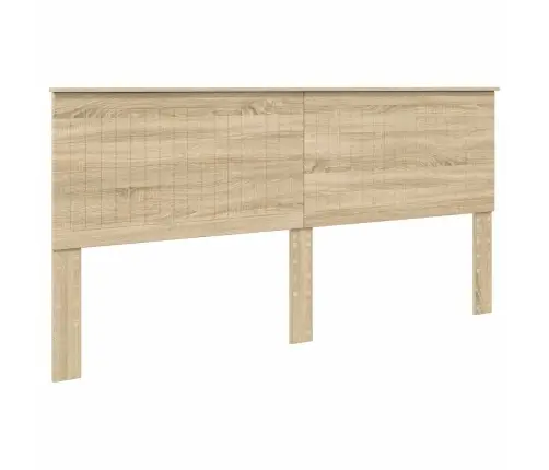 Gultas Rāmis Sonoma Ozols 200 X 200 Cm Inženieru Koks Vidaxl