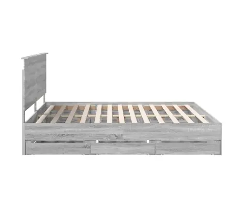 Voodi Raam Sahtliga Peaga Hall Sonoma 200 X 200 Cm Inseneripuit