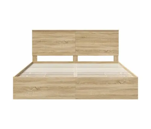 Lovos Rėmas Sonoma Ąžuolas 180 X 200 Cm Inžinerinė Mediena