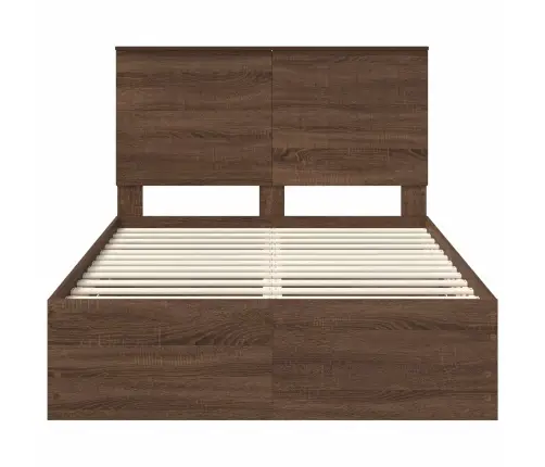 Lovos Rėmas Rudas Ąžuolas 120 X 200 Cm Inžinerinė Mediena