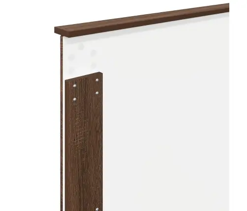 Gultas Rāmis Brūns Ozols 100 X 200 Cm Inženieru Koks Vidaxl