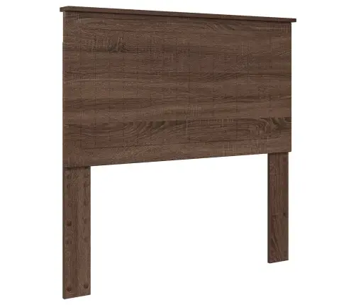 Gultas Rāmis Brūns Ozols 100 X 200 Cm Inženieru Koks Vidaxl