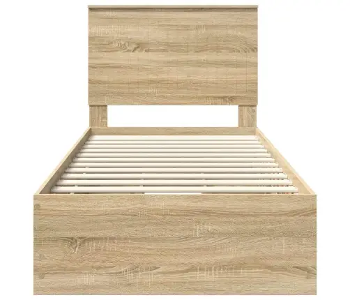 Lovos Rėmas Sonoma Ąžuolas 90 X 190 Cm Inžinerinė Mediena