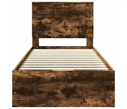 Lovos Rėmas Rūkyta Ąžuolas 90 X 200 Cm Inžinerinė Mediena