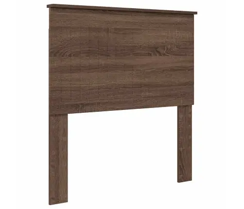 Gultas Rāmis Brūns Ozols 90 X 200 Cm Inženieru Koks Vidaxl