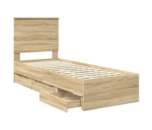 Lovos Rėmas Sonoma Ąžuolas 75 X 190 Cm Inžinerinė Mediena