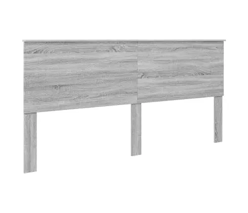 Glabāšanas Gulta Pelēks Sonoma 200 X 200 Cm Inženierijas Koks Vidaxl