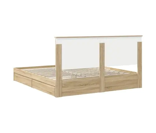 Saugos Lova Sonoma Ąžuolas 180 X 200 Cm Apdirbta Mediena