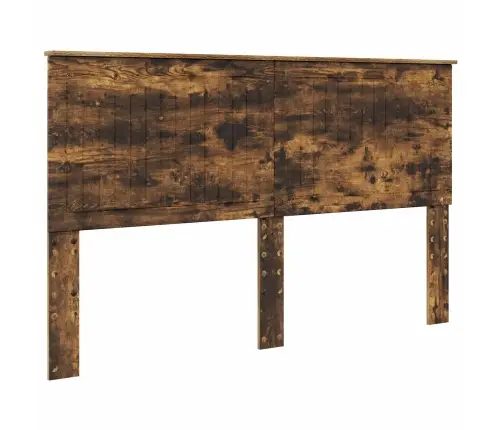 Saugos Lova Rūkyta Ąžuolas 160 X 200 Cm Apdirbta Mediena