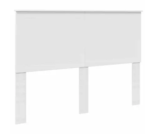 Saugos Lova Su Galvūgalio Balta 140 X 200 Cm Apdirbta Mediena