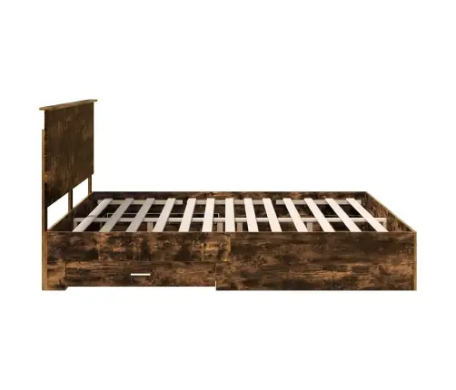 Lovos Rėmas Rūkyta Ąžuolas 200 X 200 Cm Apdirbta Mediena