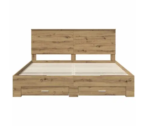 Lovos Rėmas Amatininkų Ąžuolas 180 X 200 Cm Apdirbta Mediena